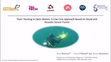 Diver tracking with AUV based on acoustic and visual data fusion