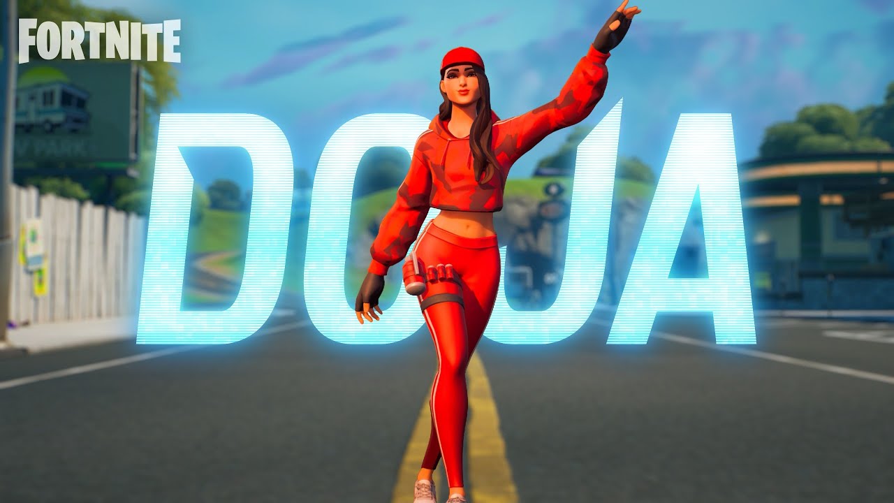 Doja Cat Kiss Me More (Fortnite Music Video) TikTok Emote YouTube