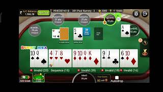 Nice Game Watch Now | 201 Pool Rs.2000 | #rummyidea | #rummycircle | #rummy | screenshot 5
