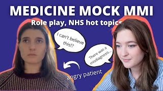 MEDICINE MOCK INTERVIEW PT.2 | Role play, NHS hot topics and more!