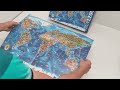 Educa 12000 wonders of the world  unboxing and mixing all puzzle pieces together