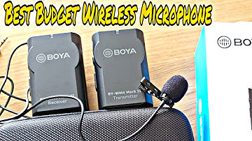 Review Wireless Microphone BOYA BY-WM4 Mark II testing with iPhone 8