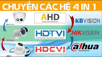 Chuyển đổi đơn giản camera ahd, hdcvi, hdtvi, cvbs-analog bằng đầu ghi dahua, kbvision | Demo055