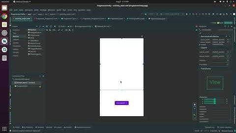 how to go one fragment to another fragment by button