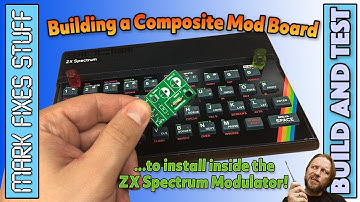 Switching a ZX Spectrum’s RF output for Composite Video. Is it worth it?