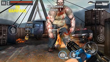 DEAD TARGET: Zombie || CHALLENGE Golden M134 Minigun「Android Gameplay」