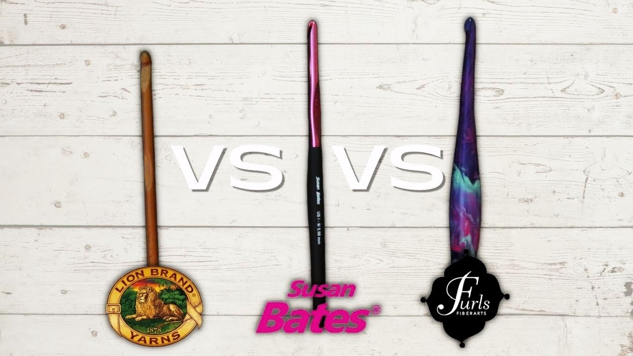 Which inline crochet hook is best? Lion Brand Bamboo, Susan Bates, or Furls  Swirl Streamline 