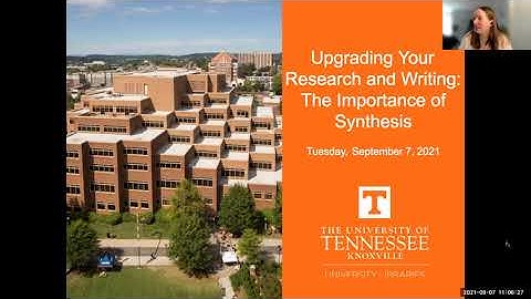 Upgrading Your Research and Writing: The Importance of Synthesis