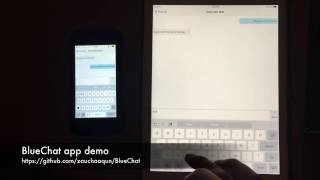 BlueChat app demo screenshot 1