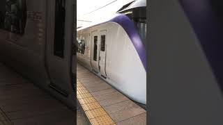 E353系　特急あずさ　小淵沢駅到着