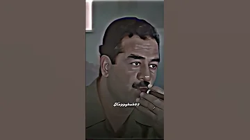 Saddam Hussein Attitude Smoking Ytshorts Viralvideo Islamichero Ourlove Shorts Trending 