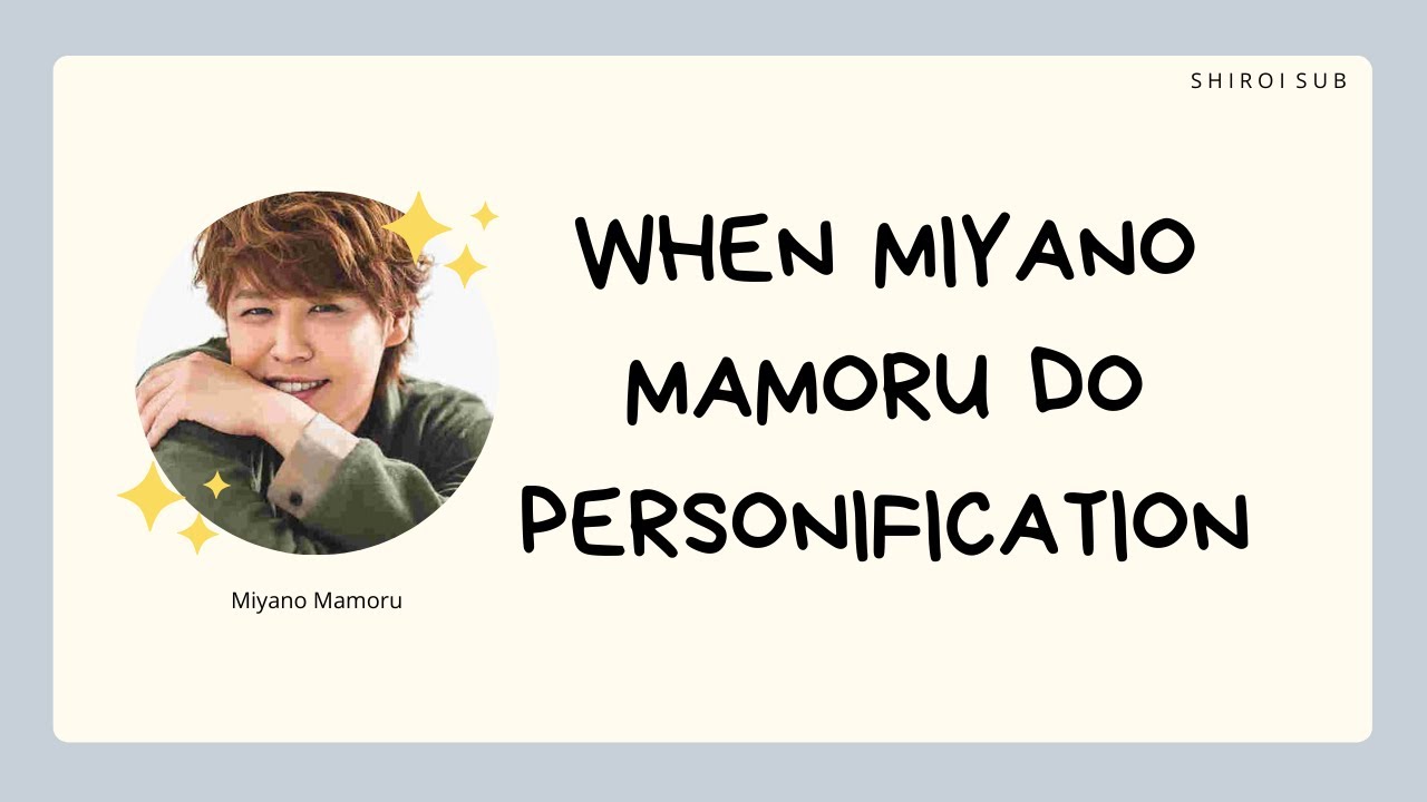 Miyano Mamoru Do Personification of Items - Radio Smile
