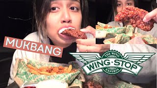 WINGSTOP MUKBANG  KBBQ Chicken Tenders with Ranch & Fries