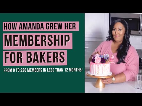 How Amanda Grew Her Baking Membership to 220 members in less than 12 months