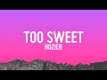 Hozier - Too Sweet (Lyrics)