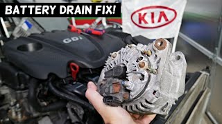 KIA OPTIMA BATTERY DRAIN WHEN CAR PARKED AFTER A FEW DAYS