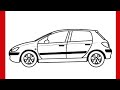 How To Draw PEUGEOT 307 Car