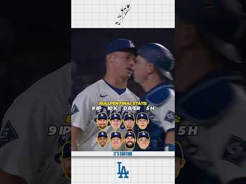 Dodgers Bullpen SHUTS DOWN The Padres #dodgers #MLB #baseball #sports