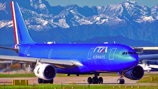 20 MINS LANDINGS & TAKEOFFS at MXP | 4K | Milan Malpensa Airport Plane Spotting (Airside)