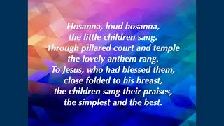 Hosanna for Palm Sunday