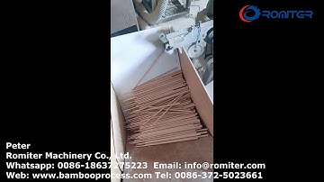 Automatic Bamboo Chopsticks Forming Machine and Sanding Machine~1