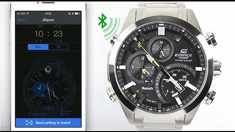 EDIFICE EQB-500 - Alarm Setting
