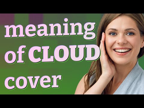Cloud cover | meaning of Cloud cover