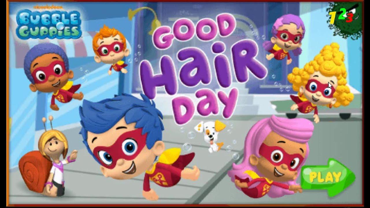 Bubble Guppies Hair Day Game YouTube