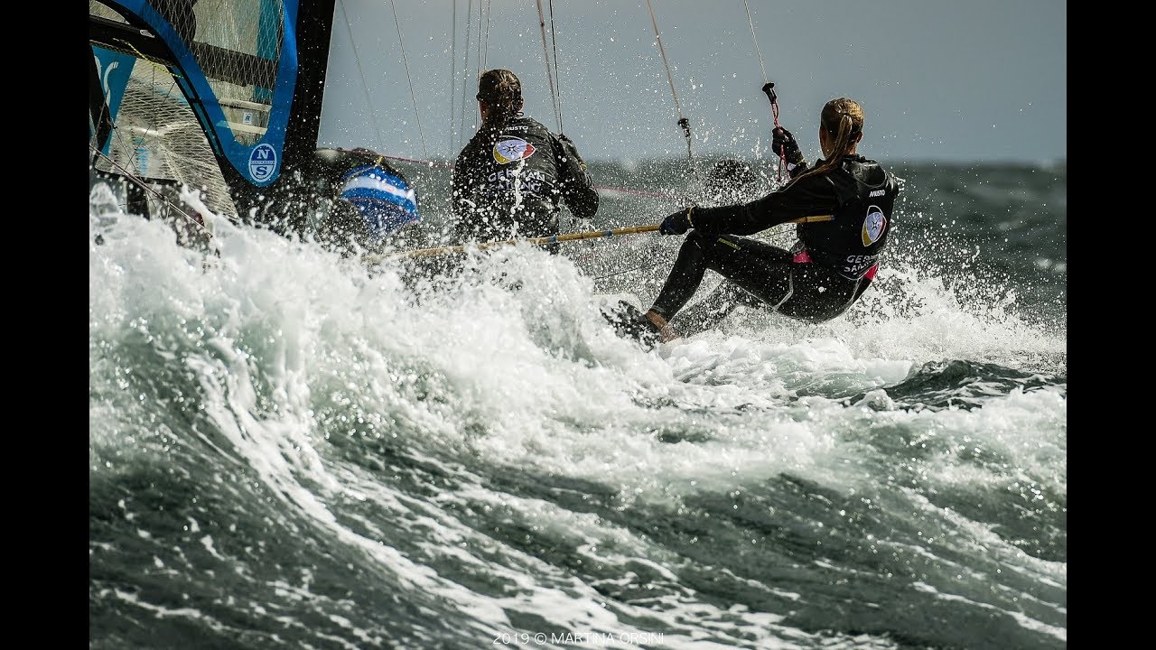 49er Sailing Highlights - 2019 Junior World Championship - Day 2 - Risor