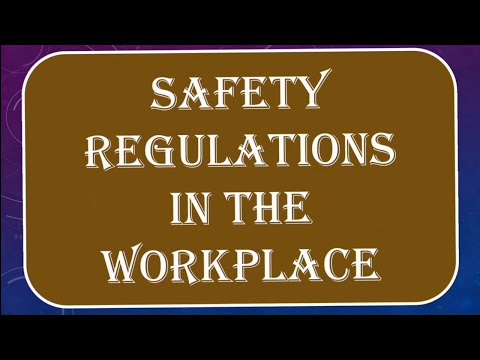 SAFETY REGULATIONS IN THE WORKPLACE.. TLE - BPP GRADE 7 AND 8 EXPLORATORY..