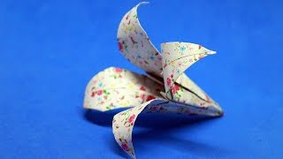 How to make an origami Flower / instructions step by step /  DIY beauty and easy