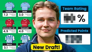 FPL Winner's *NEW* GW1 Team! 🏆 | FPL 23/24 Champion's Updated Draft | Fantasy Premier League 24/25