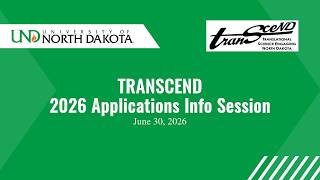 TRANSCEND 2026 Applicant Info Session