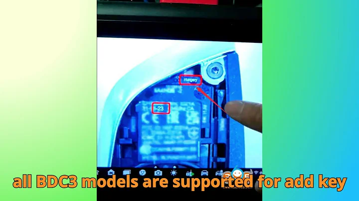 Autel IM608 Key Programming Failure BMW G20 BDC3 Solved Step by Step!