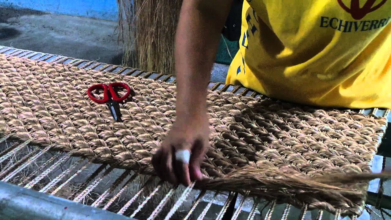 Weavemanila Handmade woven abaca carpet rug YouTube