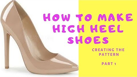 Create simple high heel shoes pattern (part 1)