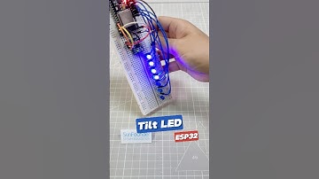 DIY Tilt Sensor with Accelerometer & LEDs 🔥 #arduino #automobile #arduinoproject
