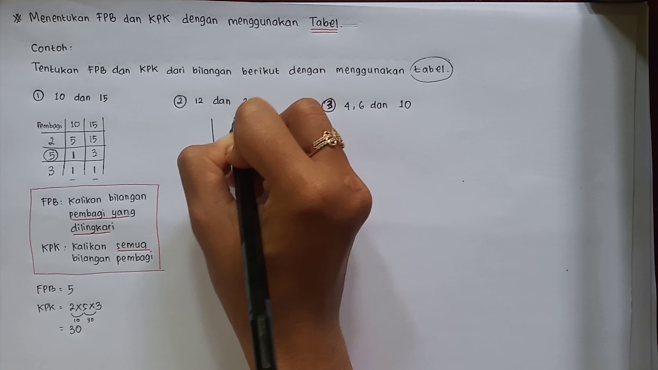 Matematika Kelas 4 Menentukan FPB Dan KPK Dengan Cara Tabel YouTube matematika-kelas-4-menentukan-fpb-dan-kpk-dengan-cara-tabel-youtube