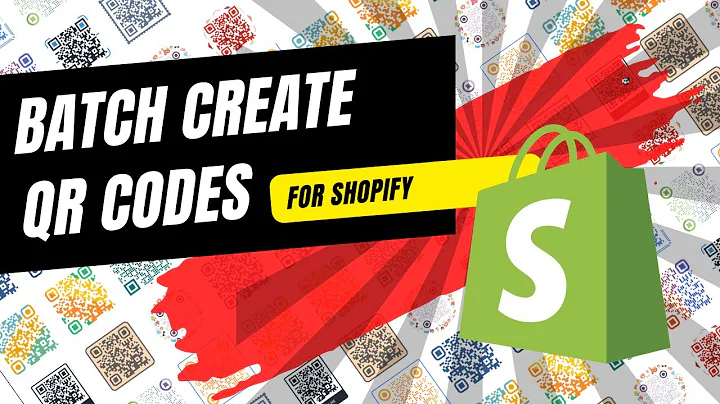 Effortlessly Generate 100s of QR Codes for Your Shopify Store