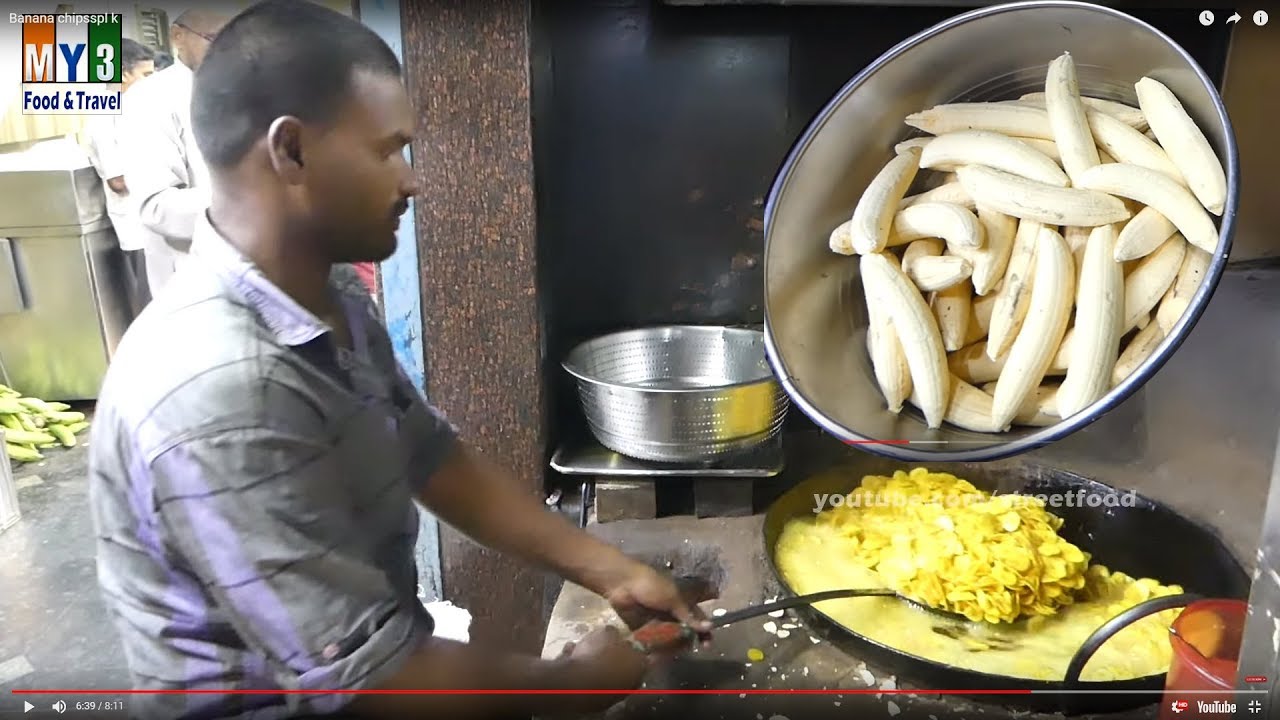 Making Kerala Crispy Plantain Chips - Street Food | STREET FOOD