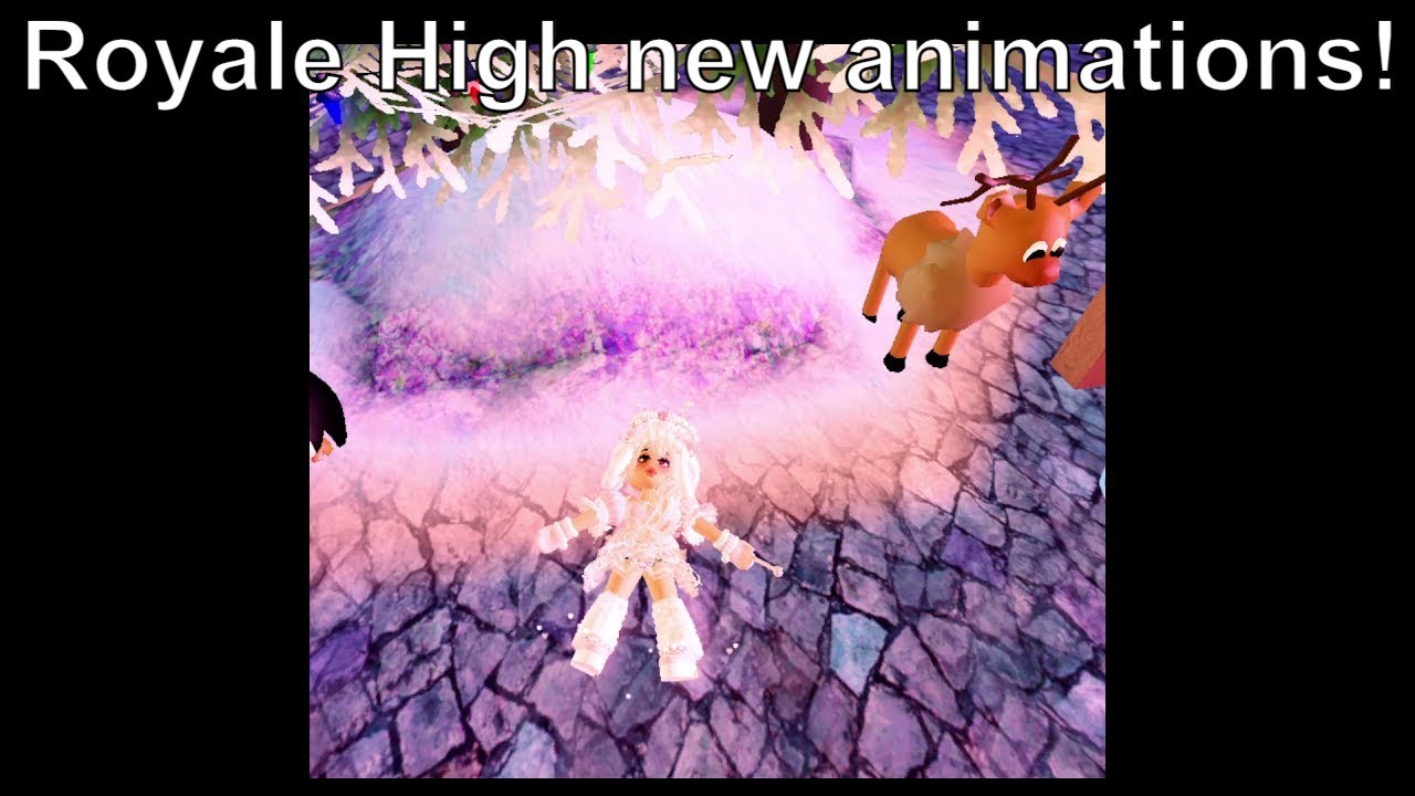New animations in the Royale High Christmas 2021 update YouTube