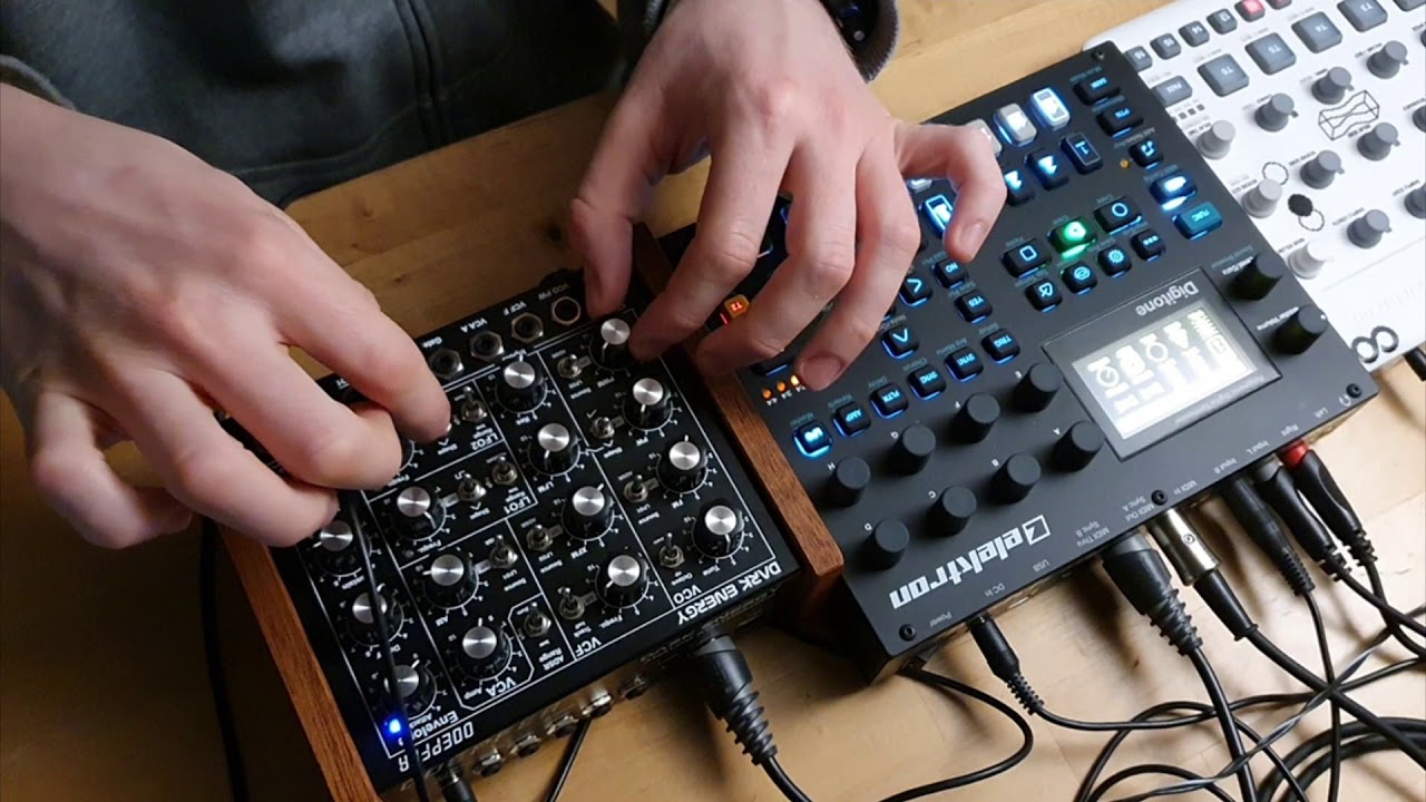 Quick demo of Doepfer Dark Energy MK1 with Digitone and Model Samples ...