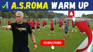 A.S. Roma  Warm Up Session by Jose Mourinho