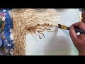 Abstract art using a glue gun EXPERIMENT