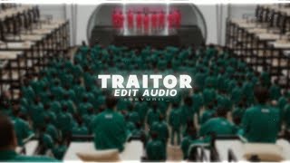 traitor [edit audio] // olivia rodrigo