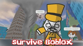 Surviving The End Of Boblox -Roblox Memes