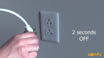 somfy powered rolling shutter rts clearing all rts transmitters from motors memory