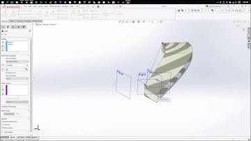 Solidworks Loft and Projected Curves