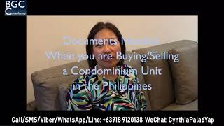 Documents Needed to BUY/SELL Property in the Philippines