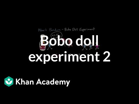 Observational learning: Bobo doll experiment and social cognitive theory | MCAT | Khan Academy